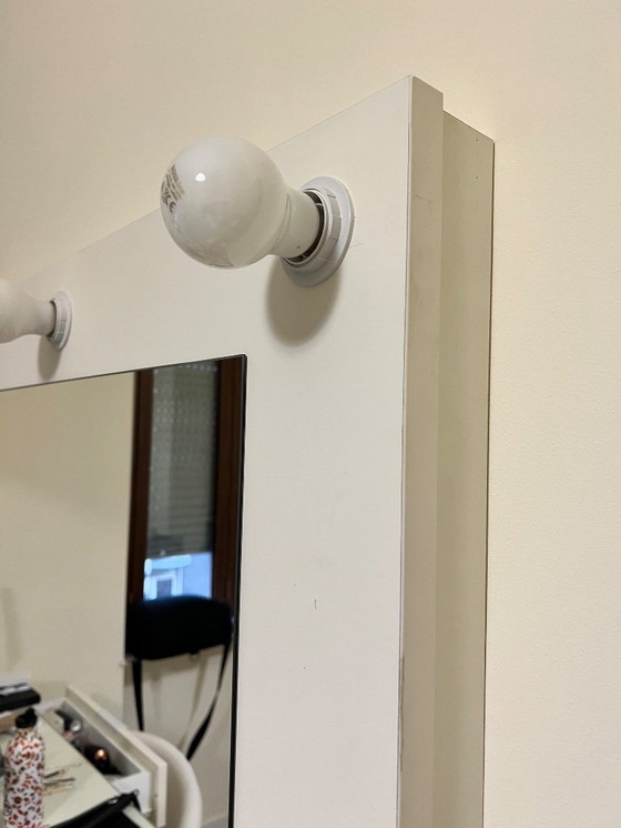 Image 1 of Custom-made dressing table with illuminated mirror