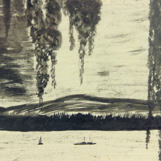 Image 1 of Conjunto de dos pinturas sobre papel, firmadas por Sestak en 1972