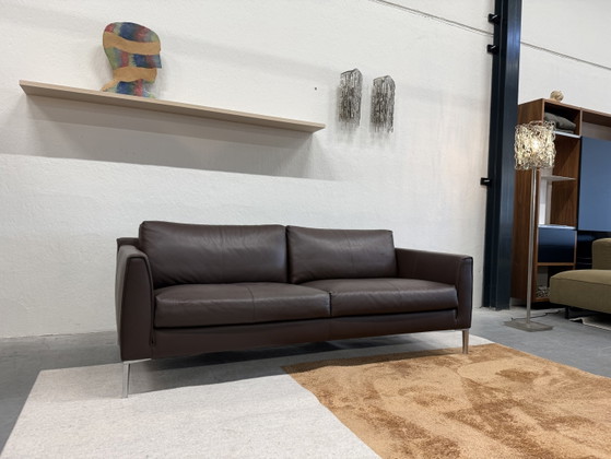 Canapé 3 places Heelz en cuir marron, modèle Design on Stock – Canapés 3 places, Leather (photo 5 of 7)