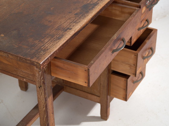 Antiker japanischer Schreibtisch mit Schubladen - Showa-Periode (ca. ) #80 – Metal (photo 21 of 32)