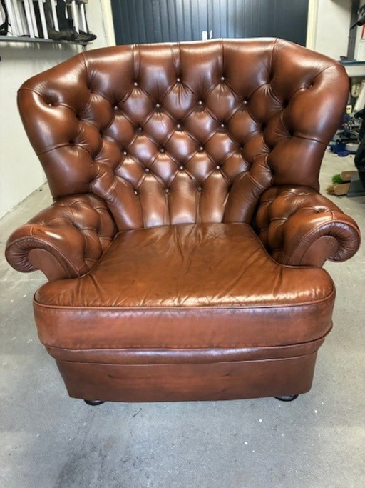 Poltrona Chesterfield Pegasus in perfette condizioni