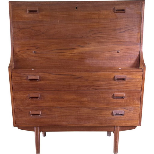 Bureau scandinave vintage en teck par Arne Wahl Iversen