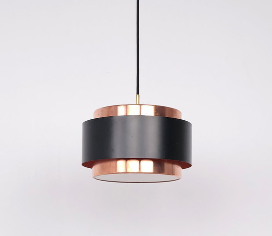 Image 1 of Lampada a sospensione in rame Saturn di Fog e Morup, 1960