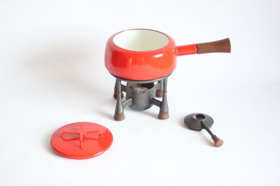Image 1 of Set per fonduta di Jens Quistgaard per Dansk Designs, Danimarca anni '50