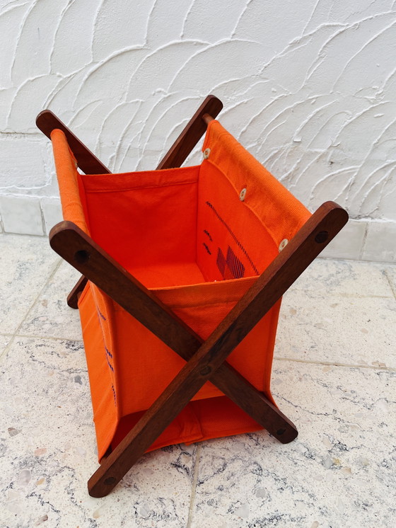 Image 1 of Porte-revue en tissus vintage 