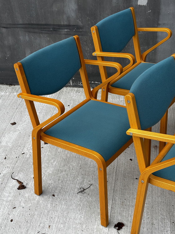 Image 1 of Kinnepards — Fauteuils scandinaves, fin du milieu du XXe siècle (Ensemble de 6)