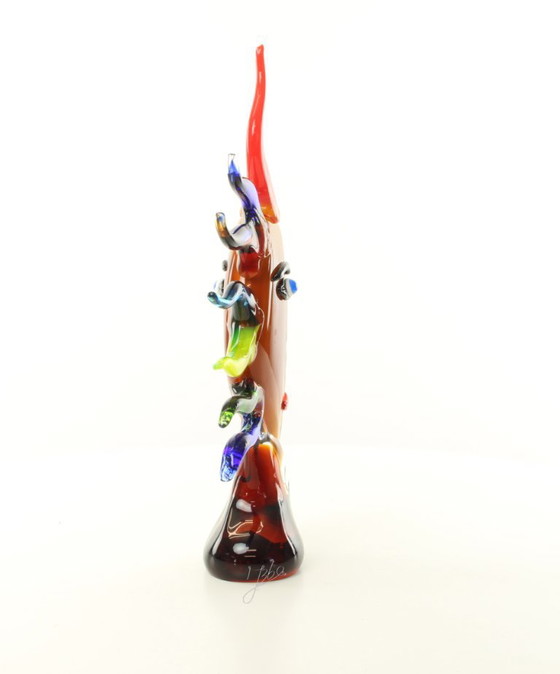 17,2 Pollici Volto di Luna Murano Picasso Stile Sculture in Vetro Arte Soffiata a Mano nuovo – Murano Glass (photo 5 of 15)