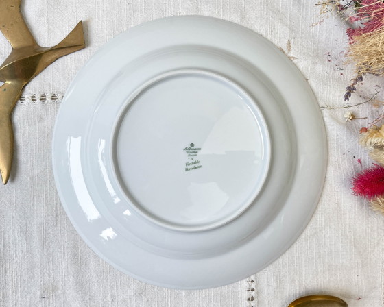 BAVARIA Gilded White Porcelain Deep Dish, 'Annabell' Model – Crockery (photo 6 of 7)