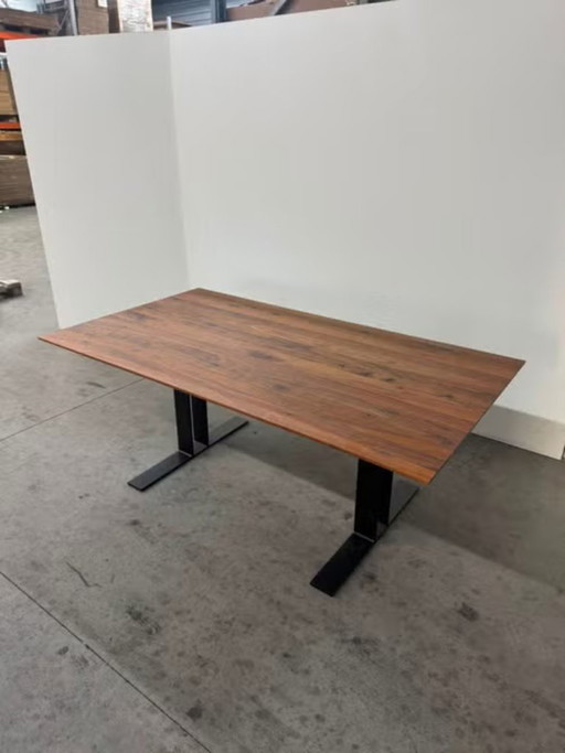 New Bert Plantagie Walnut Rectangular Dining Table 180x100x73cm – eettafels, Wood (photo 2 of 5)