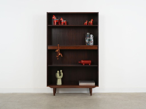 Bibliothèque en bois de rose, design danois, années 1970, production : Danemark