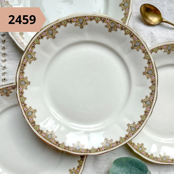 Single Small Vintage Floral Porcelain Plate – Crockery, Retro (photo 10 of 12)
