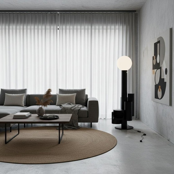 Image 1 of Gran lámpara de pie de la era espacial Mercader de Navidad 1980