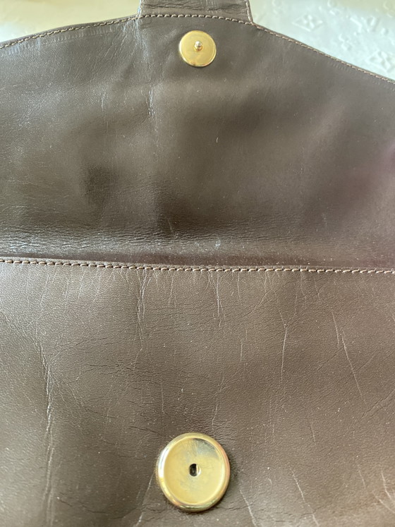Image 1 of Cartier clutch vintage nappa brown