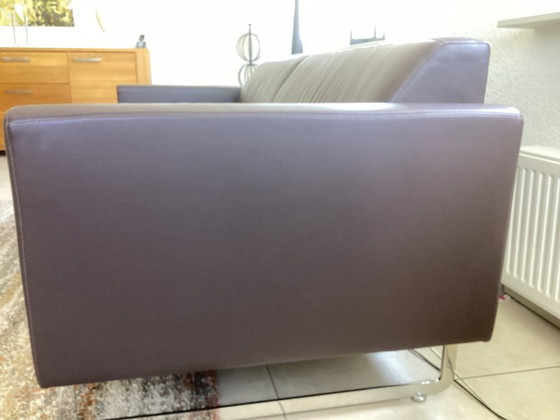 Image 1 of Artifort Mare 2 1/2 seater sofa in brown leather