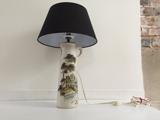 Image 1 of Lampe Keramik Handwerk von Cazalas 60er Jahre