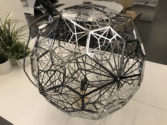 ETCH WEB STEEL DI TOM DIXON – Lampade a sospensione, Metal, polished steel (photo 3 of 6)