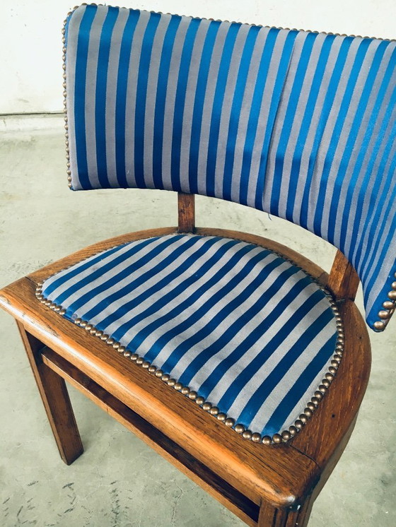 Image 1 of Ensemble de chaises Art Déco à dossier incurvé, France années 1930