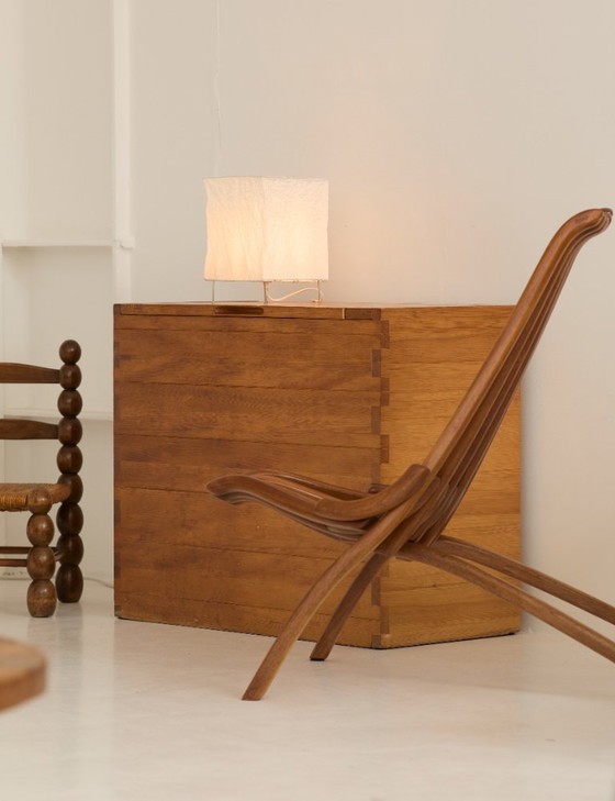 Image 1 of Grande baule Savoie della collezione Regain in pino massello, vintage, circa 1975