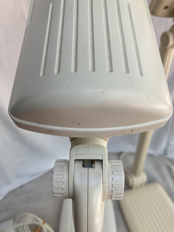 Image 1 of Paire de lampe Finlandaise LIVAL SENIOR année 80 beige et blanc 