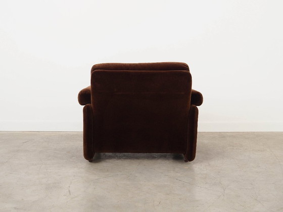 Image 1 of Brauner Sessel Coronado, italienisches Design, 1960er Jahre, Hersteller: B&B Italia, Designer: Tobia Scarpa