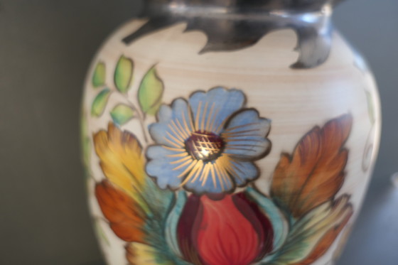 Image 1 of Vintage H. Bequet Quaregnon Grote Vaas 556