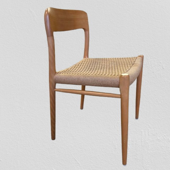 Image 1 of Satz von 8 Stühlen Niels Moller für Mollers Mobelfabrik