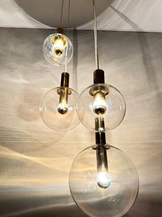 Vintage Glashütte Limburg Cascade Lamp – Pendant lamps, Metal (photo 6 of 15)