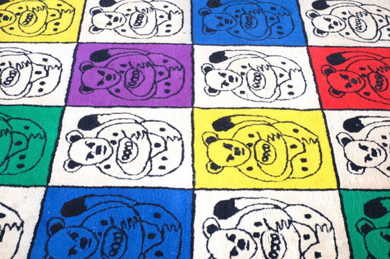 Image 1 of  Amazing rug by Jean-Charles de Castelbajac for Ko & Co - 1970s