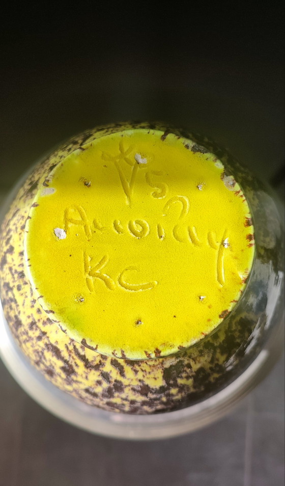 Image 1 of Jarrón balaustre con cabeza de toro Accolay KC n.° 5