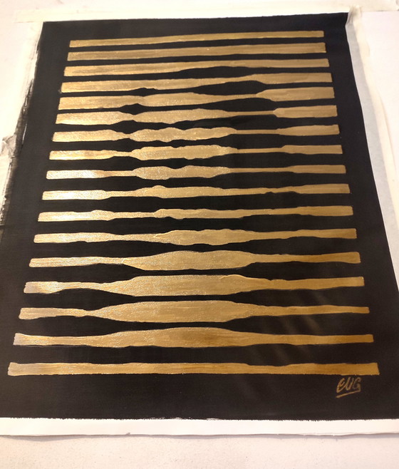 Image 1 of Walter Geraci - Gioconda Stripes (Gold)