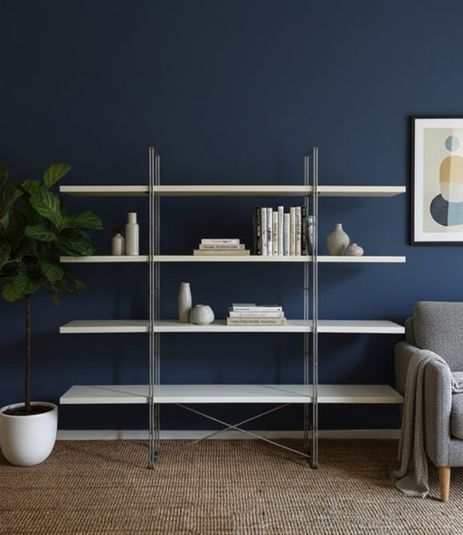 White Enetri Classic Bookshelf For Home/Office