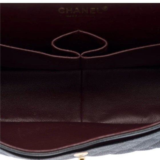 Image 1 of Sac CHANEL Timeless/Classique en Cuir Noir - 103396