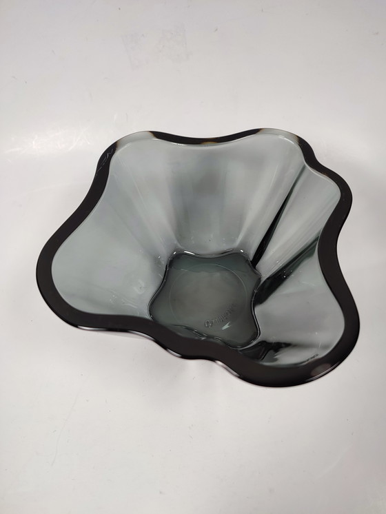 Image 1 of Iitalla Alvar Aalto Teelichthalter in Schale, grau, 7,5 cm