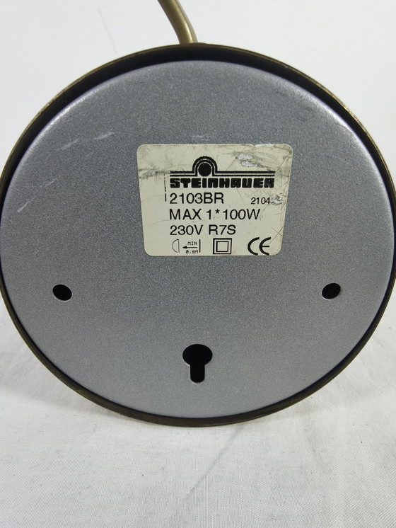 Image 1 of Vintage Steinhauer wandlamp brons 