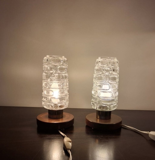 2 luces de noche de los años 60