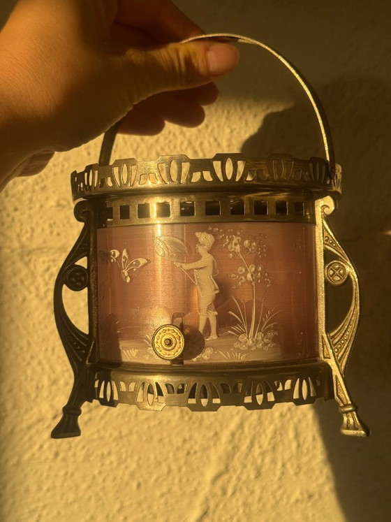 Calentador de té Mary Gregory – Accesorios de mesa, Glass, Metal (photo 6 of 16)