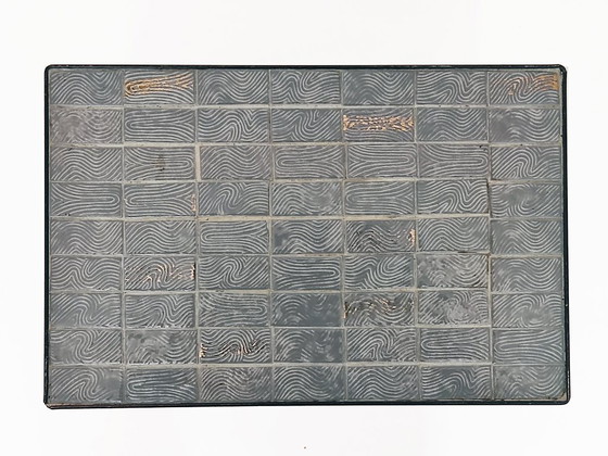 Mesas auxiliares de mosaico – Metal, Vintage (photo 18 of 19)