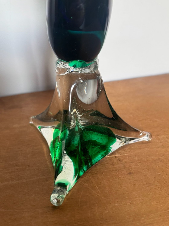 Vintage Murano Sommerso Glass Bird – Vases, Murano Glass (photo 8 of 11)