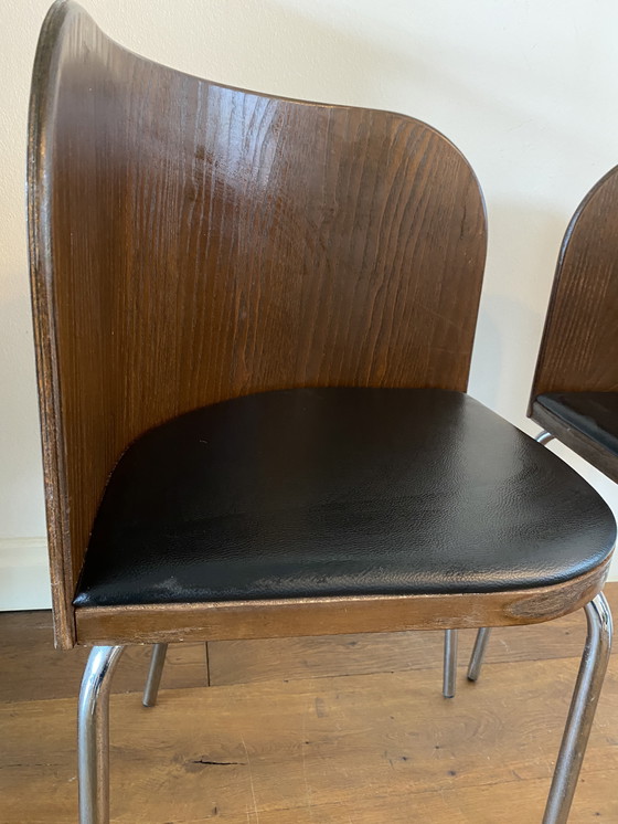 Image 1 of Vintage IKEA dining chairs set by Sandra Kragnert
