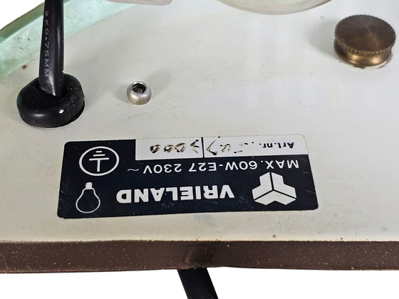 Image 1 of Vrieland design - Holland - wandverlichting - globe - wandlamp - goud - messing - 70's