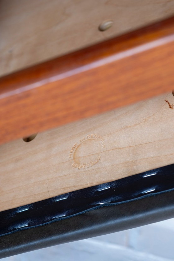 Image 1 of Hugo Frandsen Ottoman van Spøttrup, Denemarken uit de jaren 60