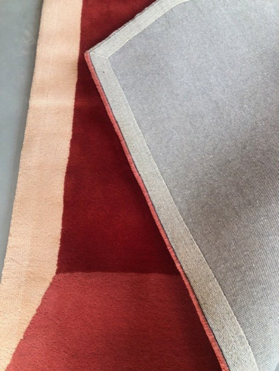 Il tappeto più bello, nuovo modello 900. Design ISO Lana Rosso/Salmone/Grigio – Puik Design, Tappeti, Wool (photo 6 of 8)