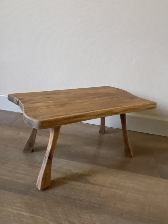 Image 1 of Brutalist side table tree trunk