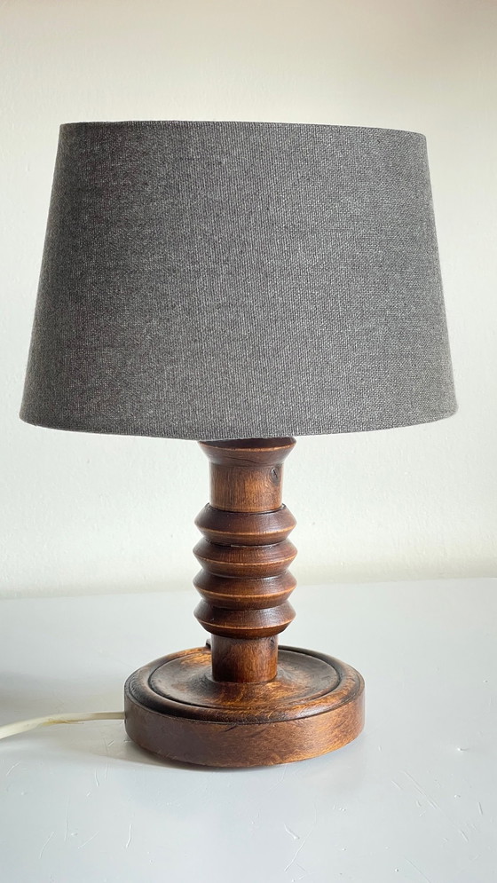 Image 1 of  Lampe Esprit Scandinave Façon Charles Dudouyt Vintage