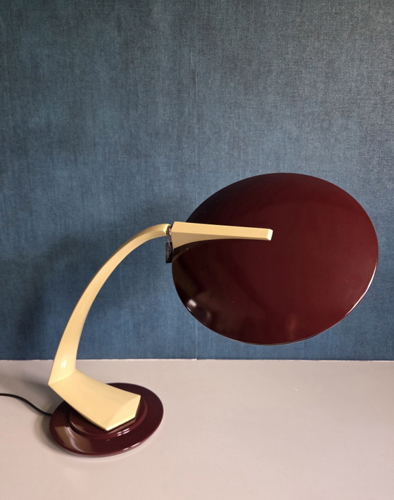 Image 1 of Vintage table lamp - Fase | Boomerang 2000 - 1970s