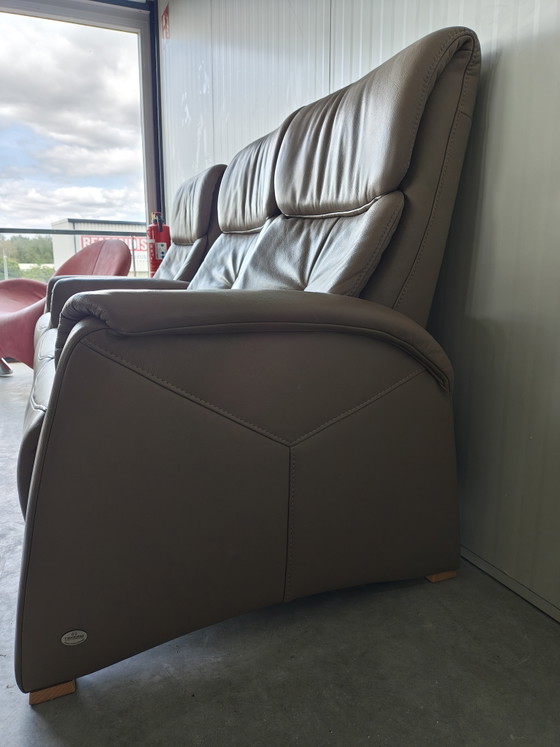 Image 1 of Himolla 4879 Leder Sessel Couch 2er+1er Sofa Gruppe 