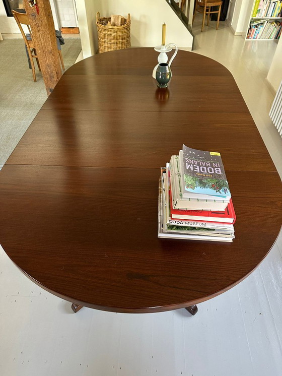 Image 1 of Table à manger à rallonge vintage danoise en bois de rose (Rosewood)