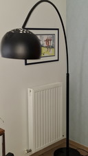 Metal bow black floor lamp from 'Zuiver' 1st edition.
