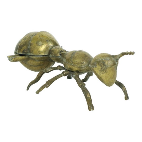 Image 1 of Estatua de cenicero de hormigas e insectos bañada en cobre