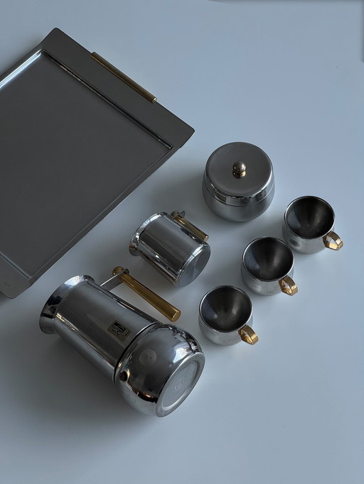 Espresso set by Guido Bergna Italy for DE